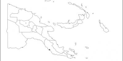Térkép pápua új-guinea térkép vázlat
