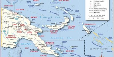 Térkép tari pápua új-guinea 